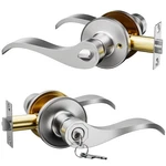 Amzgod 1 Pack Entry Door Handle With Lock Key, Levers Interior Exter.... Fixed Price $21.25.