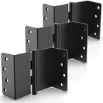 3 Pack Offset Door Hinges Matte Black 1/4" Radius Ball Bearing Expandable. Fixed Price $53.32.