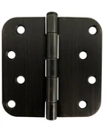 Door Hinge 4" With 5/8" Corner Radius Inch Multi Pack Orb/satin Nickel/black. Fixed Price $32.99.