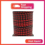 Shapesbyx 5 Yards Braided Bolo Cords Regenerated Leather Strap 4.0MM Diameter Ro. Fixed Price $19.01.