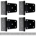 4 Pack 3.5 Inch Door Hinges Shed Heavy Duty Gate Black Finish.... Fixed Price $25.04.