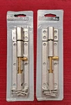 Set Of 2 Everbilt 6" Barrel Bolt Latch Galvanized Rust Resistant 417186 New Nip. Fixed Price $14.99.