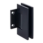 Crl Matte Black Geneva 074 Wall Mount Short Back Plate Frameless Glass Hinge. Fixed Price $35.00.