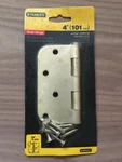 Stanley 4" Door Hinge Satin Brass Finish 69-0395 5/8" Radius. Fixed Price $11.99.