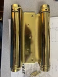 Bommer Made Usa 3029 8 Bmha 632 Dash Cafe Door Hinge Bright Brass Finish. Fixed Price $229.99.