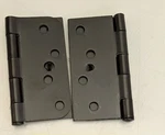1-PAIR Deltana S44058TT-RH 4" X 5/8" Radius Corner Plain Bearing Hinges Black. Fixed Price $12.80.