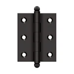 Deltana CH2520U10B 2-1/2X2 Full Inset Cabinet Butt Hinge Ball Tiphigh. Fixed Price $31.28.