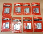 Lot Of 8 Everbilt 1-1/2 In. Zinc-plated Narrow Utility Hinge (2-PACK) 649 155. Fixed Price $14.95.