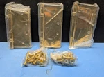 Hinges Finsbury 4X4 PB-3 Brass 4" Total Of New. Fixed Price $36.00.