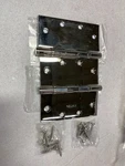 Emtek 96416US14 5"X5" Solid Brass Square Door Hinge Pair, Polished Nickel. Fixed Price $107.99.