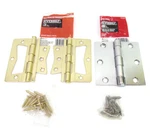 Assorted Inch Door Hinges Everbilt 452 539 & 279 691 Nip (2 Packs). Fixed Price $7.95.