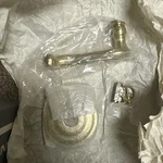 Made Italy !! Omnia 1SET 794/00B SD1 US3 Single Dummy Lever Polished Brass. Fixed Price $29.95.