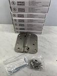 Lot Of Residential Spring Door Hinge Satin Nickel 4 893713. Fixed Price $99.00.
