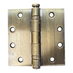 Lot Of 7 Hager 4.5 X Inch Solid Brass Full Mortise Door Hinges Heavy Duty. Fixed Price $29.99.