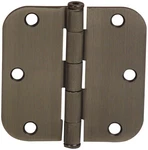Emtek 91033 3.5" X Plain Bearing 5/8" Radius Corners Mortise Hinge - Pair,. Fixed Price $25.99.
