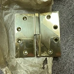 Merit 151 4.5X4.5 Heavy Gauge Lift Off Hinge Polished Brass 3 Pairs Right Side. Fixed Price $249.95.