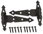 Everbilt 8 In. Black Decorative Spring Tee Hinge (2-PACK). Fixed Price $43.99.