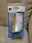 Reliabilt Silent Door Hinges 3.5 Inch Set Of Chrome Finish New Package. Fixed Price $16.99.