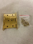 Deltana CH3025U3-UNL 3"X2-1/2" Hinge, Ball Tips, Unlacquered Bright Brass. Fixed Price $28.46.