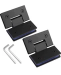 135 Shower Door Hinge, Heavy Duty For 1/3 To 1/2" Glass, Black. Fixed Price $34.99.