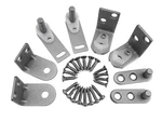 Cafe Hinges By Doors Emporium Double Acting Satin Nickel.... Fixed Price $71.99.