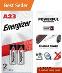 Dependable A23 Alkaline Batteries Pack - Perfect For Garage Doors & Cameras. Fixed Price $5.99.
