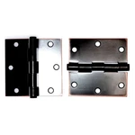 Emtek 1/2" Door Hinge Square Corner Plain Bearing Bronze 9101310B Set Of. Fixed Price $10.35.