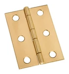 National Hardware N211-391 Solid Brass Decorative Broad Hinge 2-1/2 X 1-3/4 In.. Fixed Price $13.38.