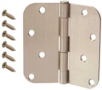 Crown Bolt 15002 In. Everbilt Radius Door HINGE44; Satin Nickel - Pack Of 10. Fixed Price $68.75.