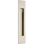 Emtek 220310US14 Modern Rectangular 10" Flush Pulls 26 In Pack Polished Nickel. Fixed Price $1200.00.