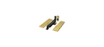 Spring Hinge, Double Action W/ Solid Brass Cover Plates Pvd Polished. Fixed Price $156.00.