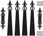 Steel Garage Door Hardware Kit Decorative Carriage House 4PC Hinges 2PC Handles. Fixed Price $33.96.