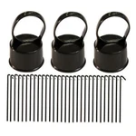 1-5/8 In. Metal Black Line Post Fittings Kit. Fixed Price $29.95.