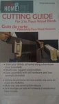 Styleselections Trim Home Cutting Guide System To 2" Faux Wood Blinds. Fixed Price $5.00.