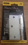 New Stanley 75-0240 741 3.5" Bright Chrome Door Hinge W/ Screws. Fixed Price $10.79.