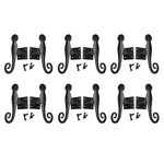 Black Shutter Dog Rat Tail Hand Forged Iron Powder Finish Renovators Supply. Fixed Price $219.99.