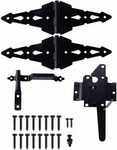 Home Master Hardware Wood Gate Set - Heavy Duty 8" Decorative Strap.... Fixed Price $38.76.