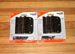 2 X National Hardware Antique Brass Door Hinges N830-331 Total 6. Fixed Price $24.95.