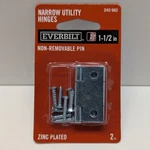 Everbilt 1-1/2" Zinc Narrow Utility Hinges (5 Packs Of 2) 240 982. Fixed Price $14.87.