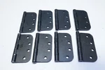 No Screws! Lot 10 Therma-tru 5/8" Classic Craft Black Nickel Ball Bearing Hinge. Fixed Price $67.44.