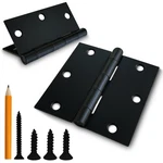 Vervida Pack Black Door Hinges, 3.5 Inch 12, Square-matte. Fixed Price $24.07.