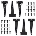 Wyipolzi 6 Packs 8 Inch Heavy Duty Strap Door Gate Hinges With 42 Pcs Screw.... Fixed Price $74.11.