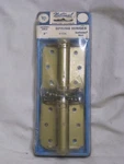 Vintage National Adjustable Spring Hinges V125 3" Bakenamel Brass Nos Piece. Fixed Price $21.12.