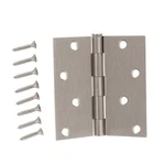 Everbilt 4 Satin Nickel Square Corner Security Door Hinges 5 Packs New. Fixed Price $12.00.