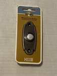 Hampton Bay Wired Push Button Mediterranean Bronze Finish Door Bell New. Fixed Price $9.98.