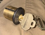 Baldwin 8323 102 Mortise Single Cylinder Keyway 1/4" Matte Black W/2 Keys. Fixed Price $36.95.