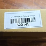 Steel Butt Door Hinges Satin Silver Lh Inswg Outswg 620145. Fixed Price $10.94.