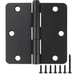 Jiw Matte Black Door Hinges 3.5 Inch 1/4" 30 Pack. Fixed Price $52.39.
