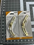 New 2-PACK Lot National Hardware Friction Lid Support N208-645 Left Side Brass. Fixed Price $10.49.