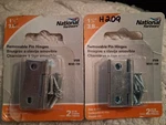 National Hardware 1-1/2" Removable Pin Hinges N141-739. Fixed Price $5.00.